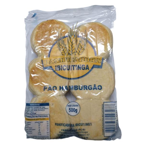 PÃO HAMBURGAO IBICUITINGA 500G