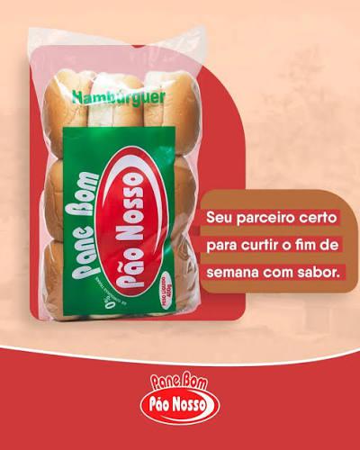 PAO HAMBURGUER PAO BOM 300G