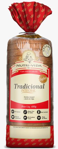 PAO DE FORMA NUTRI VIDA 400G INTEGRAL