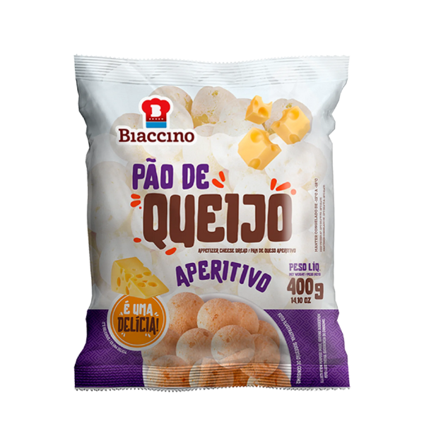 PAO DE QUEIJO BIACCINI APERITIVO 400GR