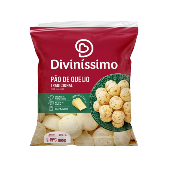 PAO DE QUEIJO TRAD DIVINISSIMO 800G 16