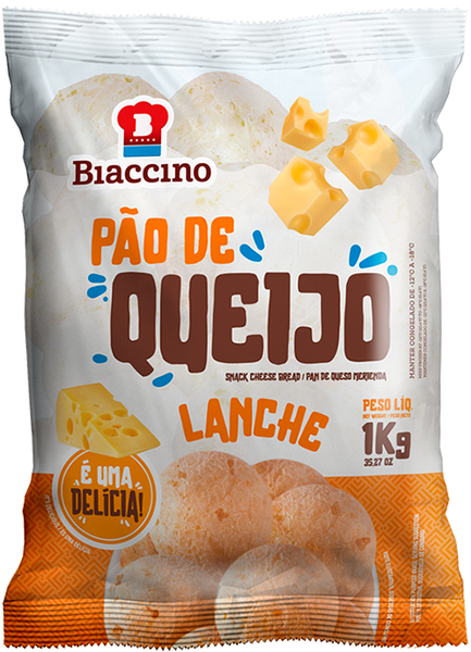 PAO DE QUEIJO BIACCINO LANCHE 1KG
