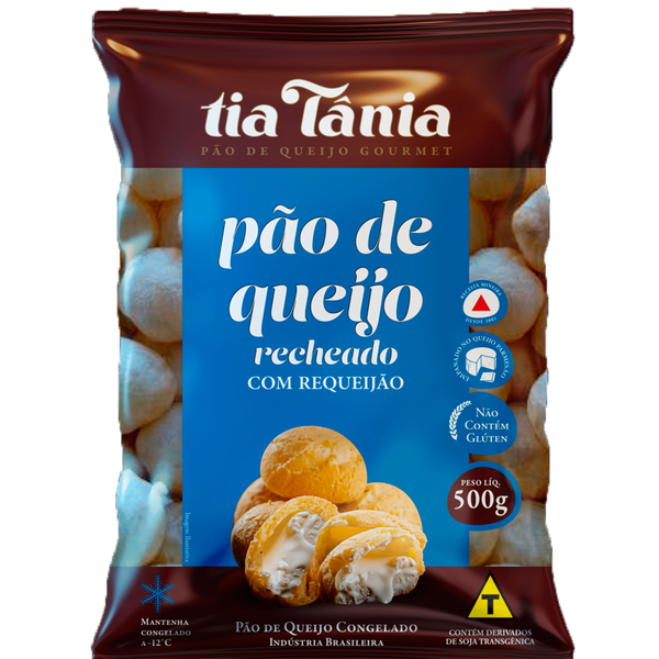 PAO QUEIJO TIA TANIA RECH REQUEIJAO 500G