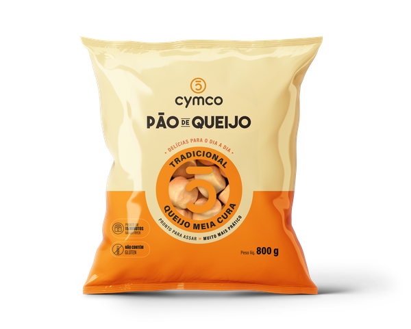 PAO DE QUEIJO CYMCO 800G C/ TRADICIONAL