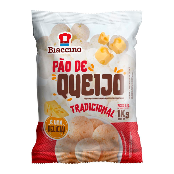 PAO DE QUEIJO BIACCINO TRADICIONAL 1KG
