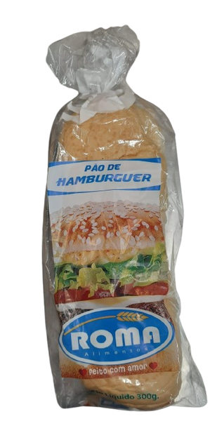 PAO DE HAMBURGUER ROMA 300G