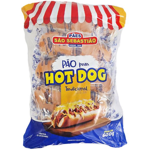 PAO SAO SEBASTIAO HOT DOG 600GR