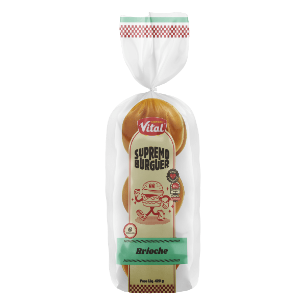 PAO VITAL 420G SUPREMO BURGUER BRIOCHE