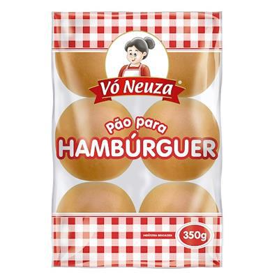 Pao De Hamburguer Vo Neuza 350g