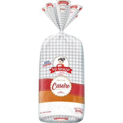 PAO VO NEUZA CASEIRO 500GR.