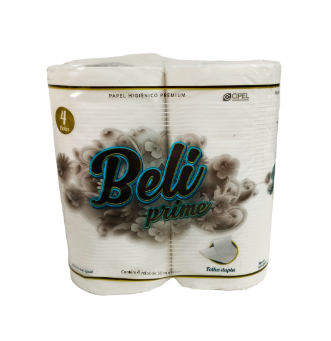 PAPEL HIG. BELI PRIME 100% CEL - 4X30M FL DUPLA