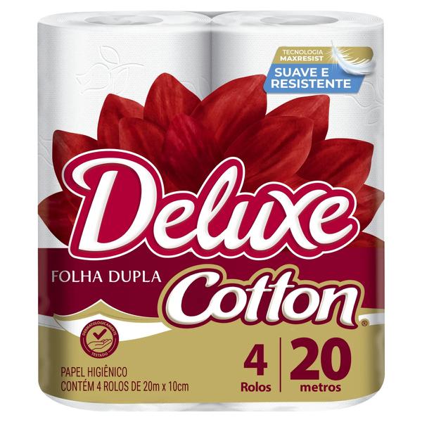 PAPEL HIG DELUXE COTTON FD NEUTRO C/4