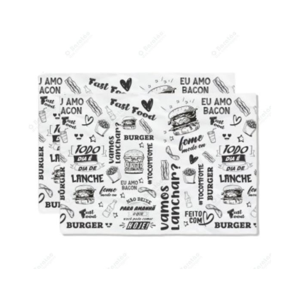 PAPEL ACOPLADO FAST FOOD 30X38CM C/400U
