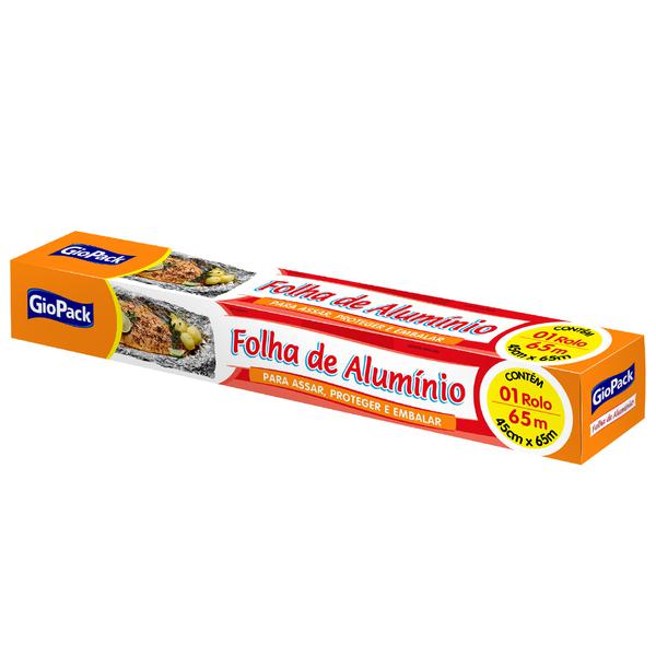 PAPEL ALUMINIO GIOPACK 45CMX65M