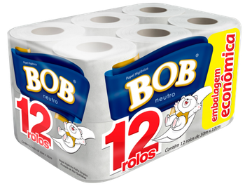 PAPEL HIGIENICO BOB PREMIUM FD 20M 12UN