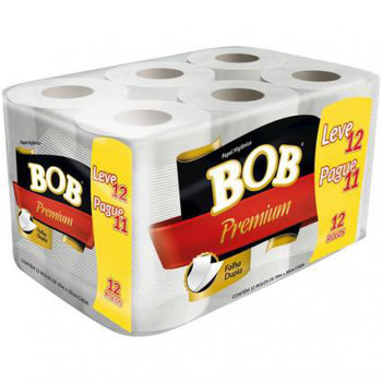 PAPEL HIGIENICO BOB PREMIUM FD 30 LV 12