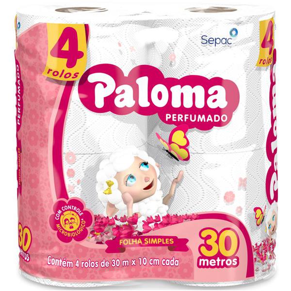 PAPEL HIGIENICO PALOMA PERFUMADO 4UN 30MT