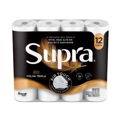 P. Higienico Supra 20m  C/12 Folha Tripla