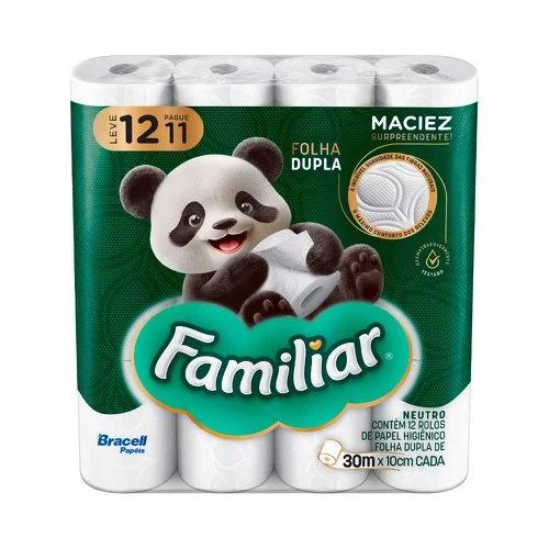 Papel Hig Familiar Fd 30M L12P11 Neutro