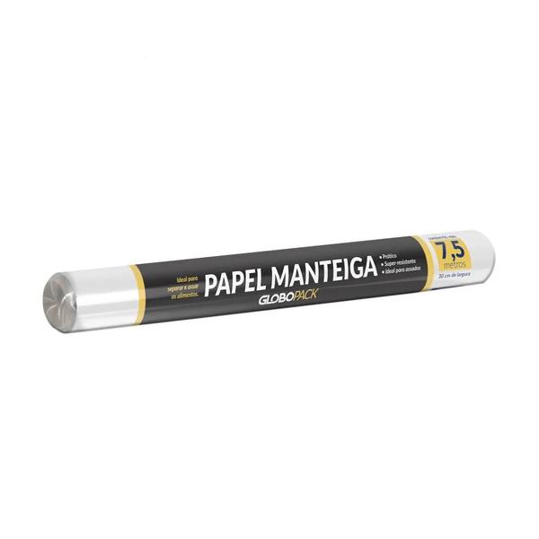 PAPEL MANTEIGA GLOBOPACK 30CMX7,5M