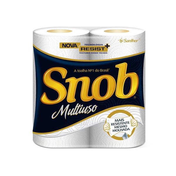 PAPEL TOALHA SNOB 19X20 BRANCA 2X50 FS
