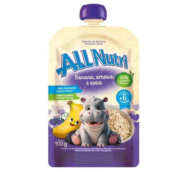 ALL NUTRI PAPINHA BANANA/AMEIXA/AVEIA 100G