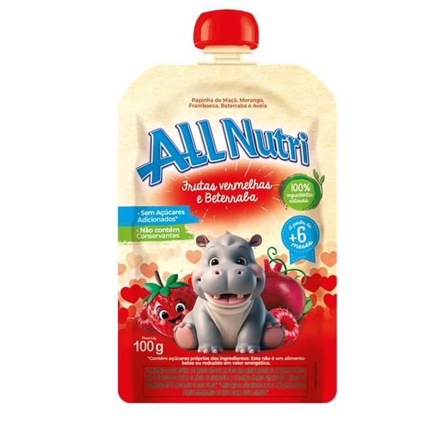 ALL NUTRI PAPINHA F.VERMERLHAS/BETERRABA 100G