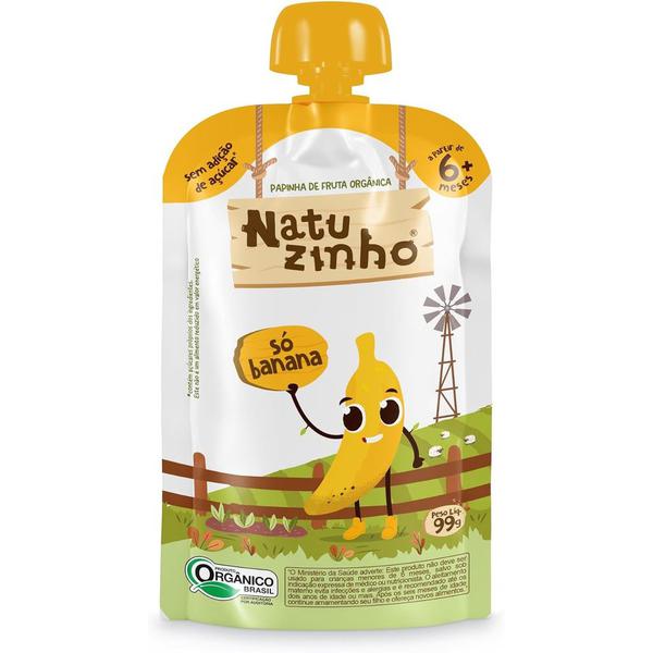 NATUZINHO PAPINHA DE FRUTA 99G BANANA