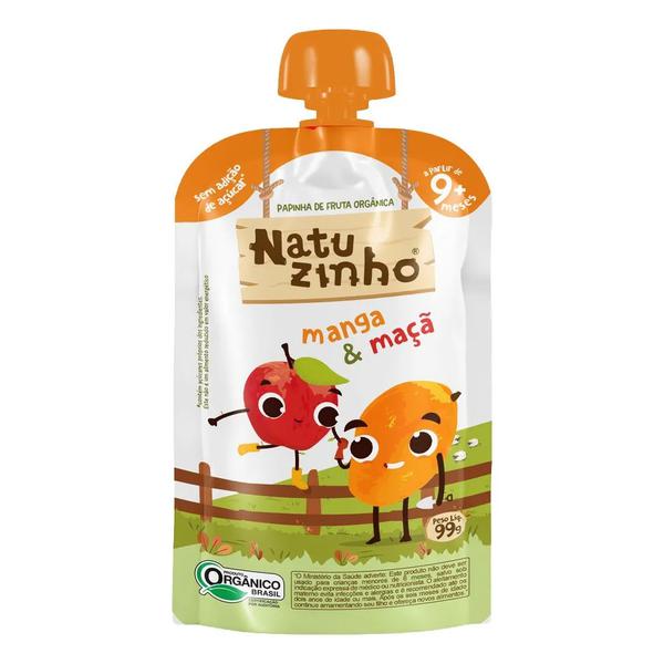 PAPINHA NATUZINHO ORG 99G MANGA/MACA