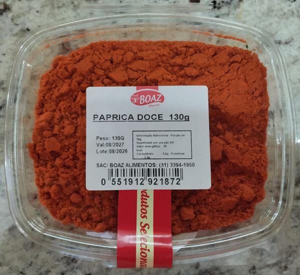 PAPRICA DOCE 130G BOAZ ALIMENTOS