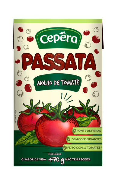 MOLHO DE TOMATE CEPERA MAMMA D ORO TRADICIONAL SACHE 300G