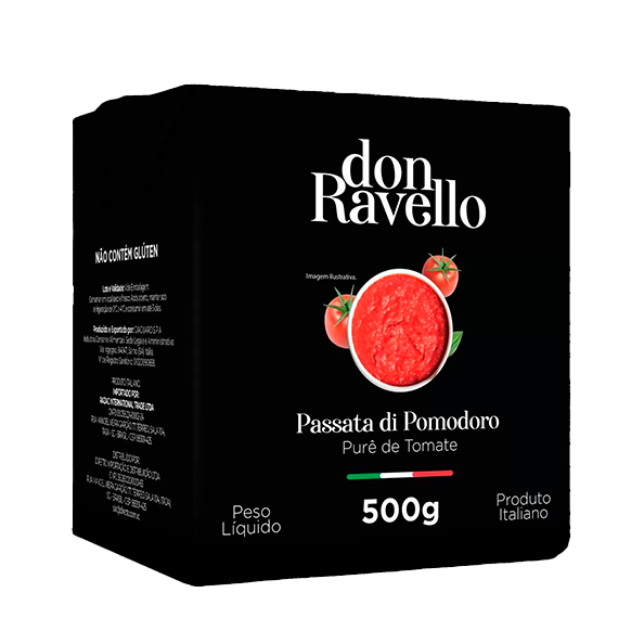 Molho Tom Passata Don Ravello Tp 500g