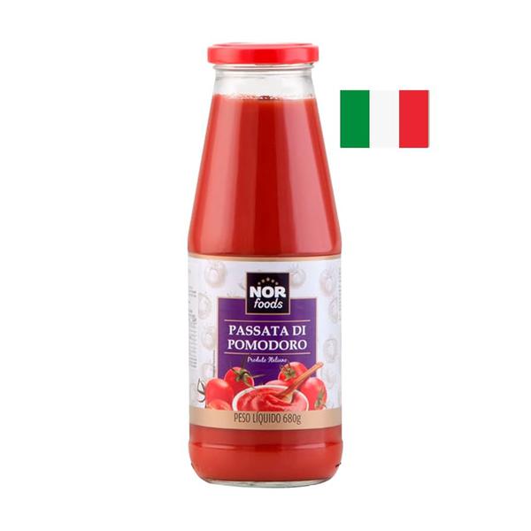 Passata Di Pomodoro Norfoods  680g C/Manjericao