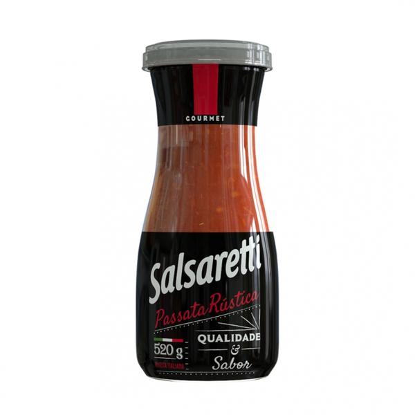 MOLHO PASSATA RUSTICA 520G SALSARETTI