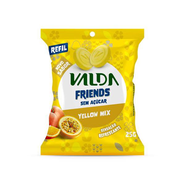 PASTILHA VALDA FRIENDS FRUTAS AMARELAS 25G
