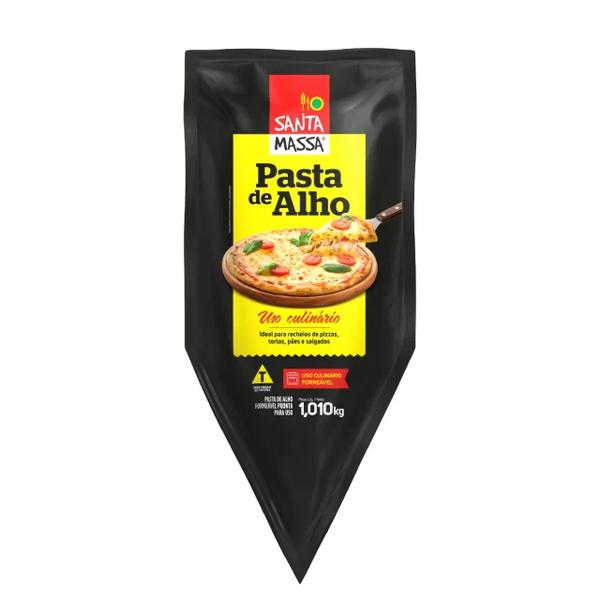 PASTA DE ALHO BISNAGA 1,01KG SANTA MASSA