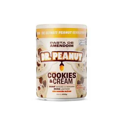 PASTA DE AMENDOIM DR PEANUT 250G COOKIES & CREAM