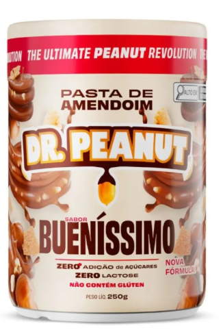 PASTA AMENDOIM DR PEANUT 250G BUENISSIMO