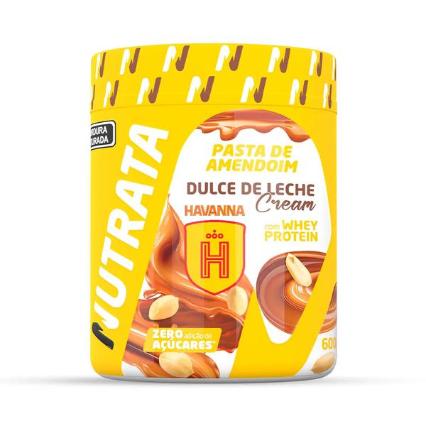 PASTA DE AMEN. NUTRATA DULCE DE LECHE CRUNCHY HAVANA C/ WHEY PROTEIN 600G