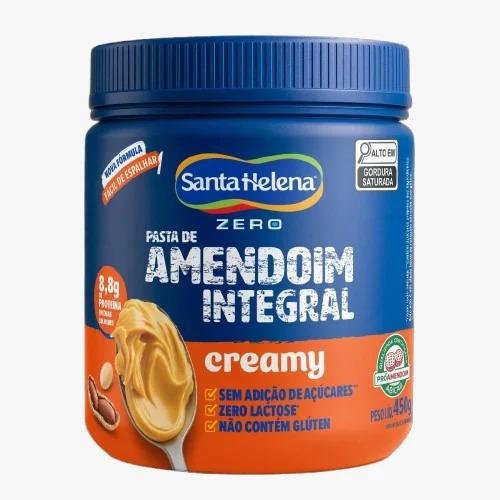 PASTA AMENDOIM S.HELENA ZERO 450G CREAMY