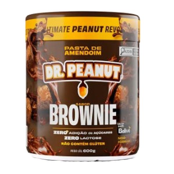 PASTA DE AMENDOIM DR PEANUT 250G BROWNIE