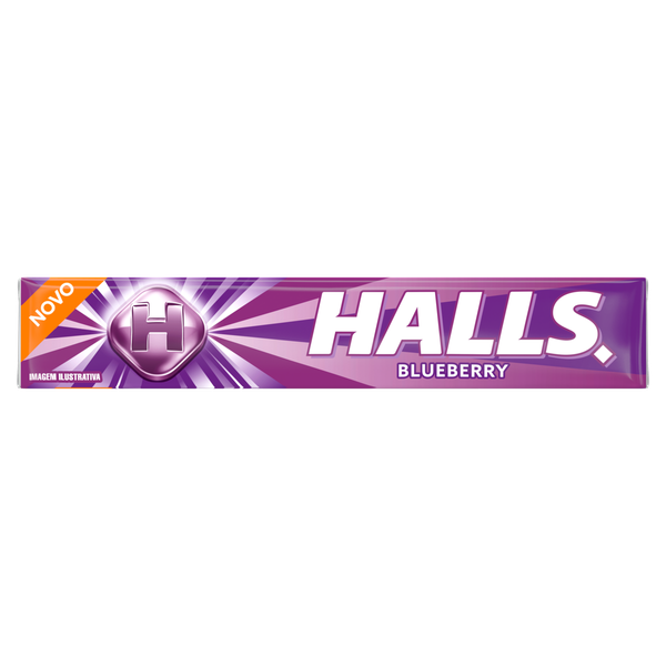 HALLS BLUEBERRY 28G