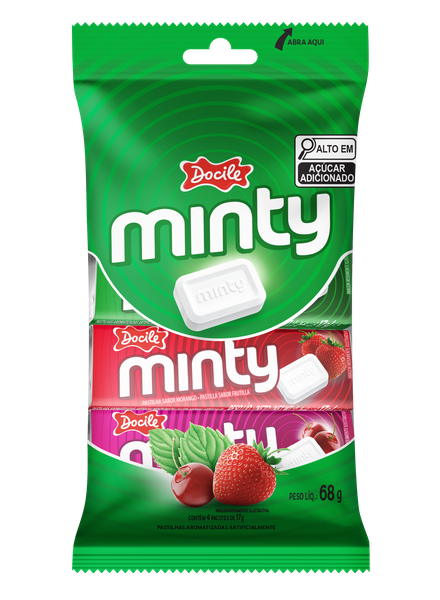 PASTILHAS MINTY SORT 68G