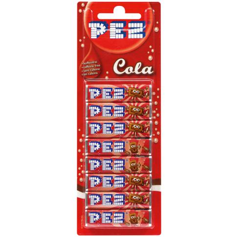 PASTILHA PEZ REFIL COLA C/8UN BERTO