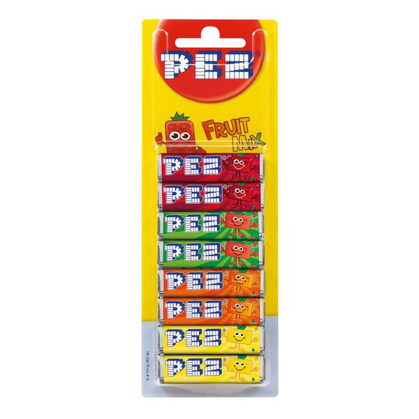 PASTILHA PEZ FRUIT MIX 8 PACK
