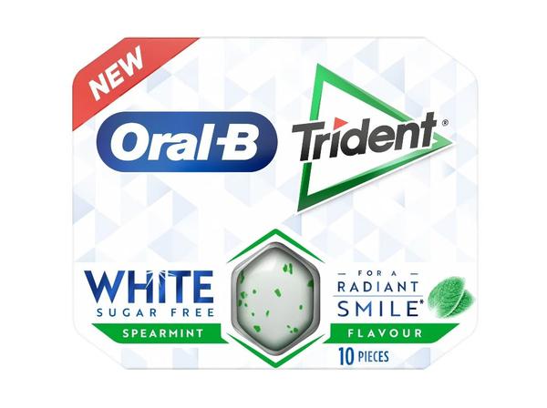 CHICLETE TRIDENT ORAL-B 17G MENTA WHITE