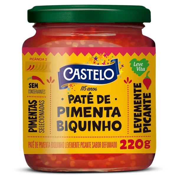 PATE CASTELO 300G PIMENTA BIQUINHO