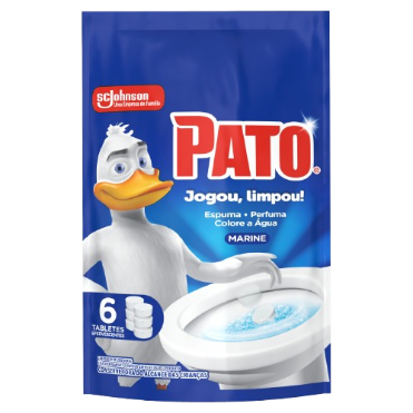 LIMPADOR SANITÁRIO TABLETES PATO MARINE 60G