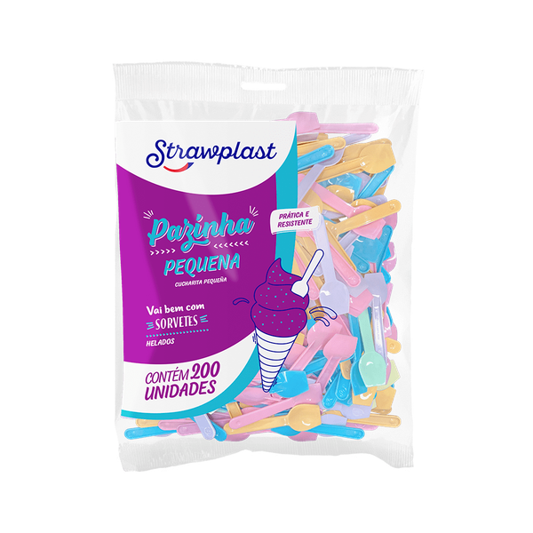 PAZINHA PEQUENA MISTA CANDY C/200UN STRAWPLAST