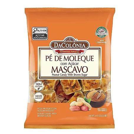 PÉ DE MOLEQUE DACOLONIA 190G MASCAVO
